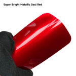 Car Wrap Vinyl Roll Super Bright Metallic Soul Red