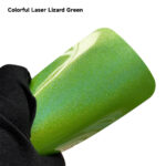 Car Vinyl Wrap Colorful Laser Lizard Green