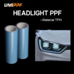 Car Headlight Protection Film Light-Blue