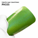 Car Vinyl Wrap Colorful Laser Lizard Green