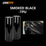 TPU Smoked Black Headlight Tint Protection Film