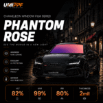 Chameleon Window Film-82% VLT Phantom Rose