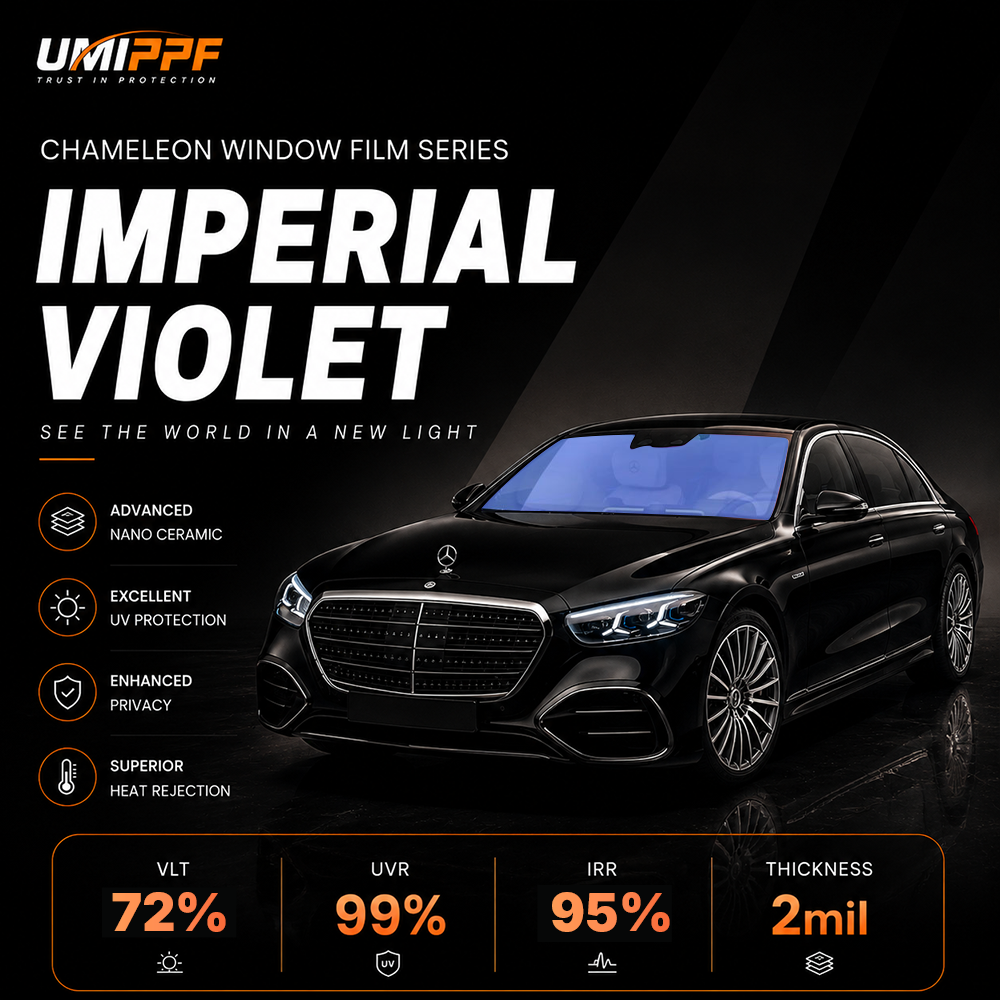 6 Chameleon Window Film-72% VLT Imperial Violet - Image 1