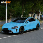 Color PPF Sky Blue TPU Gloss Blue Paint Protection Film - Image 3