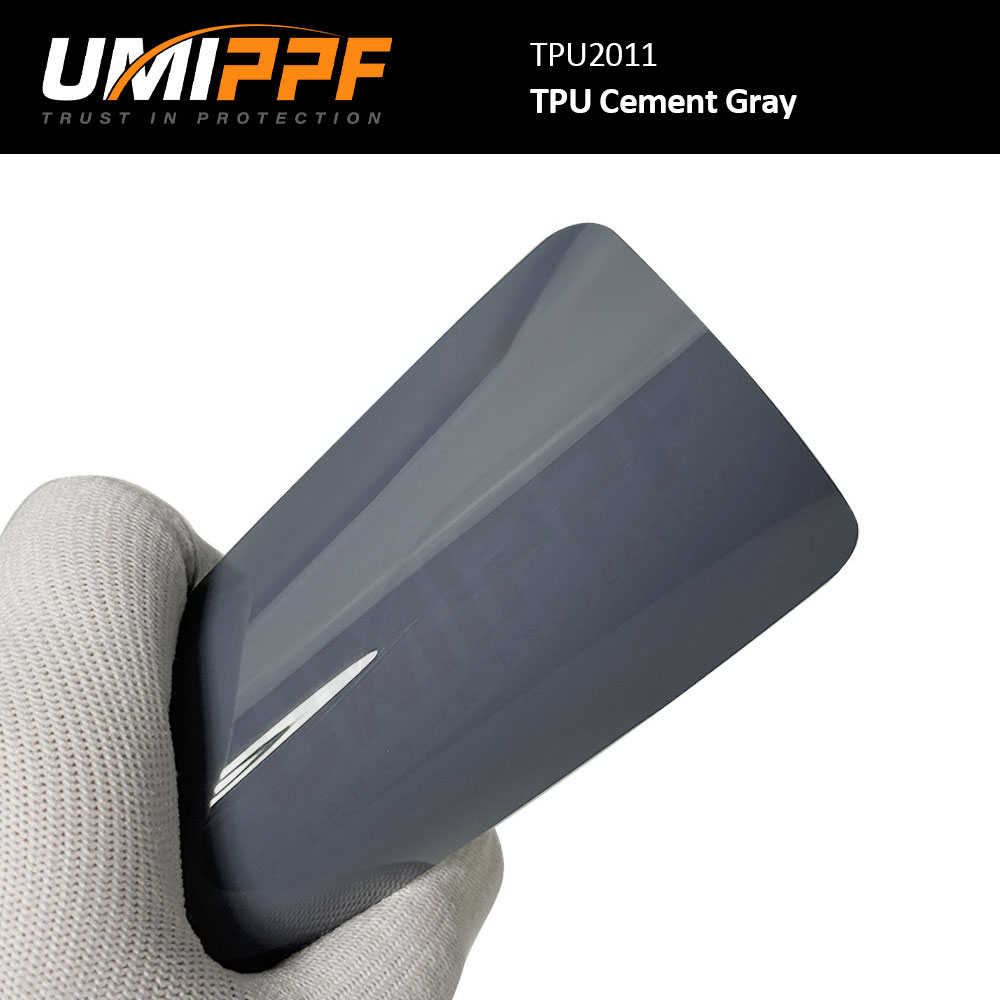 2011 TPU Color PPF Cement Gray Paint Protection Film - Image 1